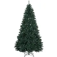 vidaXL - Kunstmatige - Hinged - Kerstboom - 240 - cm - PVC - Donkergroen