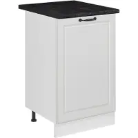 Vicco Keukenonderkast R-Line Wit landelijk/Wit 50 cm antraciet werkblad, Model 70124