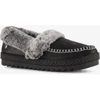 SKECHERS BOBS Cozy Kiss - Snug Stitch dames pantoffels zwart maat 37