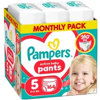 Pampers Pants Maat 5 - 164 stuks - 11-17 kg - Dag & Nacht Bescherming