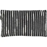Dutchbone Sierkussen Leaf Black (30 x 50 cm)