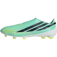 Adidas F50 Hyperfast League Veterloze Gras Voetbalschoenen (FG) Mintgroen Zwart Wit