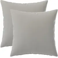 vidaXL Kussen met kussen HEERLEN 2 st Grijs Polyester