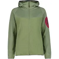 CMP - Women's Jacket Fix Hood 36G1226 - Fleecevest 34, olijfgroen