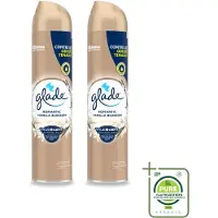 Glade 2 x – Luchtverfrisser Spray – Romantic Vanilla Blossom – 300 ml - Grootverpakking - Vaatwasstrips - Luchtverfrisser - Geur Spray - Vanille Geur - Orchidee Geur - Sandelhout Geur