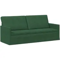 vidaXL - 3-zits - sofa - Jungle - Groen - 190 - x - 81 - x - 82 - cm - Corduroy - stof