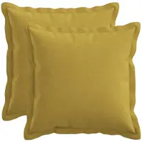 vidaXL Kussensloop 2 st HOUTEN Lichtgroen 45 x 45 cm Faux Linnen