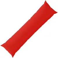 vidaXL Kussen met kussen HEERLEN Rood 40 x 145 cm Polyester