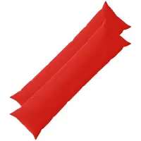 vidaXL Kussen met kussen HEERLEN 2 st Rood Polyester
