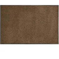 ANRO Deurmat Amigo Bruin 150x90cm – Schoonloopmat Antislip Wasbaar Voordeur Hal Binnen