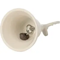 J-Line Decoratieve stolp hert - aluminium - gebroken wit
