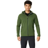 Vaude - Idris Fleece Hoody - Fleecevest S, olijfgroen