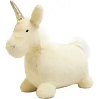 Wild&Soft Merries - Soft Stuiterend - Beige Unicorn - - OneSize - Motoriek speelgoed