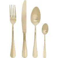 Cosy & Trendy Eva Bestekset 24pcs Matt Champagne