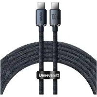 Baseus CAJY000601, 1,2 meter, USB-C naar USB-C, 0,48 Gbit/s, zwart