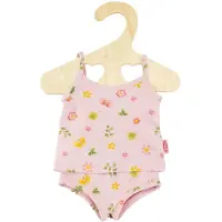 Heless poppenondergoed Prinses Emily roze 35-45 cm babypop katoen.