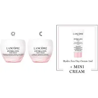 Lancôme Hydra Zen 2-Step Hydraterende Moisturizer Skincare Routine: Dagcreme | Nachtcreme + Cadeau - Hydra Zen Rich Cream Dagcreme 50ml & Hydra Zen Nachtcreme 50ml + Hydra Zen Dagcreme 5ml Cadeau
