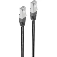 Shiverpeaks Cat 6 S/FTP PIMF patchkabel, zwart, 2 meter, vrij van halogeen