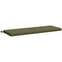 vidaXL Bankkussen SOEST 100% Polyester Olijfgroen 100 x 40 x 5 cm