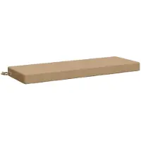 vidaXL Bankkussen SOEST 100% Polyester Zand 100 x 40 x 8 cm