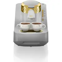 Arzum OK008-W Mokka-koffieautomaat Goud, Wit Capaciteit koppen: 2
