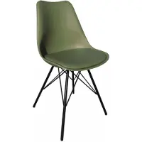 Kick Collection Collection Metal Luuk - Kuipstoel - PU-lederen zitting - Groen