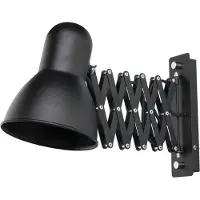 Nowodvorski Lighting Wandlamp Harmony, dimbaar, zwart, Woon-/ Eetkamer, metaal, Modern, wandlamp