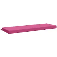 vidaXL Bankkussen SOEST 100% Polyester Roze 150 x 50 x 8 cm