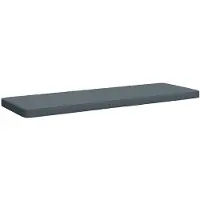 vidaXL 1-delig Bankkussen VUGHT 100% Polyester Blauw 150 x 50 x 5 cm