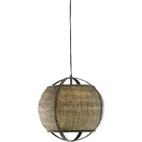 Light & Living Hanglamp Ø41x39 cm BOZONA rotan bruin-grijs