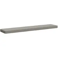 vidaXL 1-delig Bankkussen VUGHT 100% Polyester Grijs 140 x 30 x 5 cm