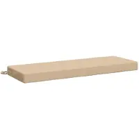 vidaXL Bankkussen SOEST 100% Polyester Crèmekleurig 100 x 40 x 8 cm