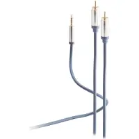 Flexline -3,5mm Klinken-Kabel auf 2xCinch Stecker RCA, 5m