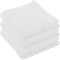 Tiseco Home Studio - Handdoek DELUX - - SET/3 - 100% katoen - 550 g/m² - 100% katoen - superzacht en zeer absorberend - 50x100 cm - Wit
