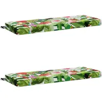 vidaXL Bankkussens SOEST 2 st 100% Polyester Meerkleurig