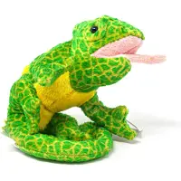 Cornelissen - Knuffel - Chamaeleon, groen - 17 cm