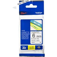 Brother TZ-211 Zwart op Wit (6 mm x 8 m)
