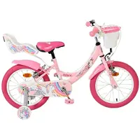 Volare Unicorn Kinderfiets - Meisjes - 16 inch - Roze - Twee handremmen
