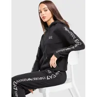 Emporio Armani Tape Logo Tracksuit, zwart