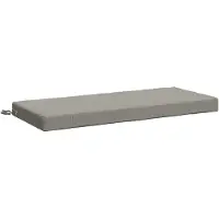 vidaXL Bankkussen SOEST 100% Polyester Grijs 120 x 50 x 8 cm