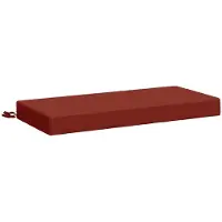 vidaXL Bankkussen SOEST 100% Polyester Rood 80 x 40 x 8 cm