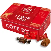 Côte d'Or The Best of Collection Box 600g - "I Love You" - Mini Bouchée, Mignonnette Melk & Chokotoff - chocoladecadeau - liefdescadeau