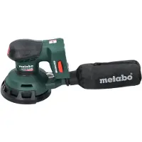 Metabo SXA 18 LTX 125 BL accu excenterschuurmachine 18 V 125 mm borstelloos + 1x accu 8.0 Ah + lader + metaBOX