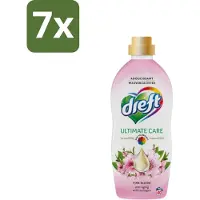Dreft 7 x - Ultimate Care - Wasverzachter - Roze Bloem - Anti-Veroudering - 40 Wasbeurten - Wasverzachter - Anti-aging - Kleurbescherming - Wasgoed Verzorging - Roze Bloem Geur