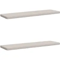 vidaXL 2-delige Bankkussens VUGHT 2 st 100% Polyester Wit