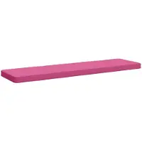 vidaXL 1-delig Bankkussen VUGHT 100% Polyester Roze 150 x 40 x 5 cm