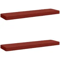 vidaXL 2-delige Bankkussens VUGHT 2 st 100% Polyester Rood