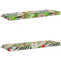 vidaXL Bankkussens SOEST 2 st 100% Polyester Meerkleurig
