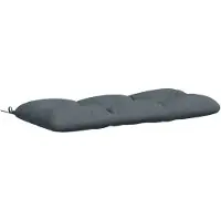 vidaXL Bankkussen VIANEN 100% Polyester Blauw 120 x 50 x 12 cm