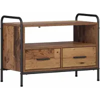 vidaXL Tv-meubel 67,5 x 33 x 50 cm Oud hout Bewerkt hout
